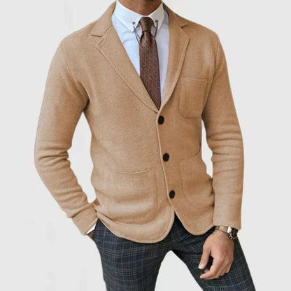 Men's stylish cardigan with practical pockets NOVAE