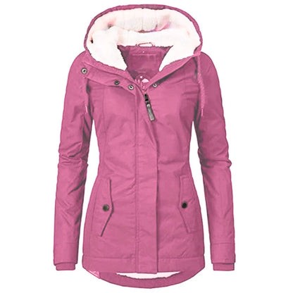 NOVAE Hot Autumn Jacket: Wind and Water Resistant Weather Protection for Women