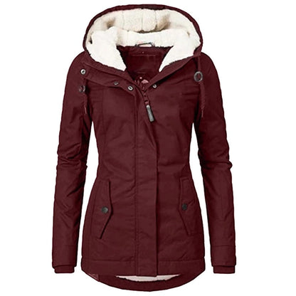 NOVAE Hot Autumn Jacket: Wind and Water Resistant Weather Protection for Women